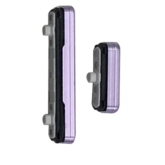 For Samsung Galaxy S22 & S22+ Plus Power Button and Volume Button Replacement Set - Purple