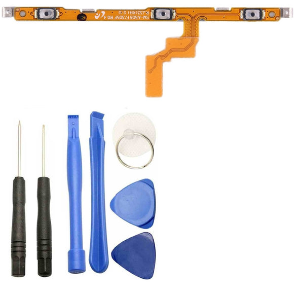 For Samsung Galaxy A30 A305 Power Flex Cable With Volume Buttons Replacement With Tool Kit