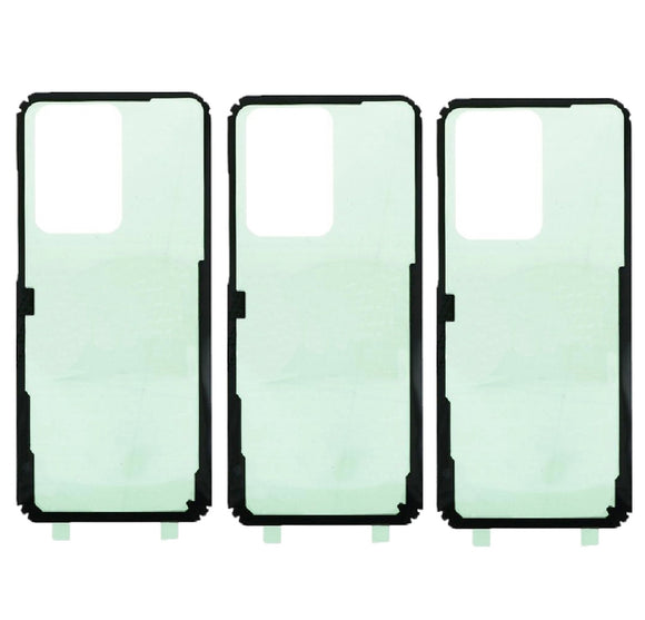 For Samsung Galaxy S20 Ultra Battery Cover Adhesive Tape Rear Housing Glue Strip G988 - Three Pack