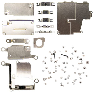 For iPhone 12 Pro (6.1") Bracket & Screw Set Replacement Kit With Heat Shields Holding Brackets Screws Coils & More