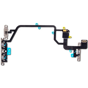 For iPhone XR (6.1") Power Flex Cable Volume Buttons Mute Switch Camera Flash LED (821-01744-A1)