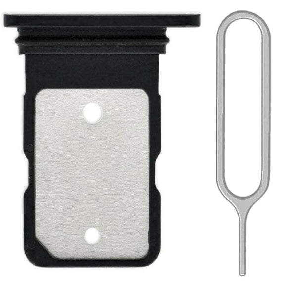 For Google Pixel 4a / 4a 5G Sim Card Tray Dual Sim Replacement With Sim Ejector Tool - Just Black