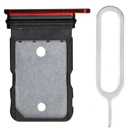 Copy of For Google Pixel 7a Sim Card Tray Dual Sim Replacement With Sim Ejector Tool - Red