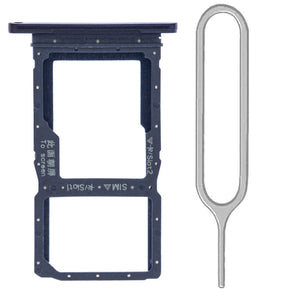 For Huawei Y9s (2020) Sim Card Tray Dual Sim Replacement With Sim Ejector Tool - Phantom Purple