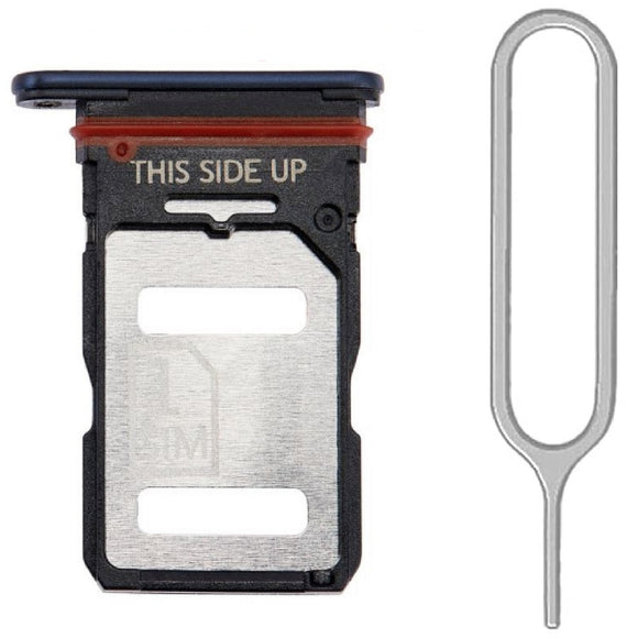 For Motorola Moto Edge 30 Sim Card Tray Dual Sim Replacement With Sim Ejector Tool XT2203-1 - Grey