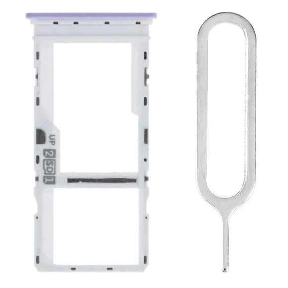 For Motorola Moto G30 (2021) Sim Card Tray Dual Sim Replacement With Sim Ejector Tool - Pastel Sky