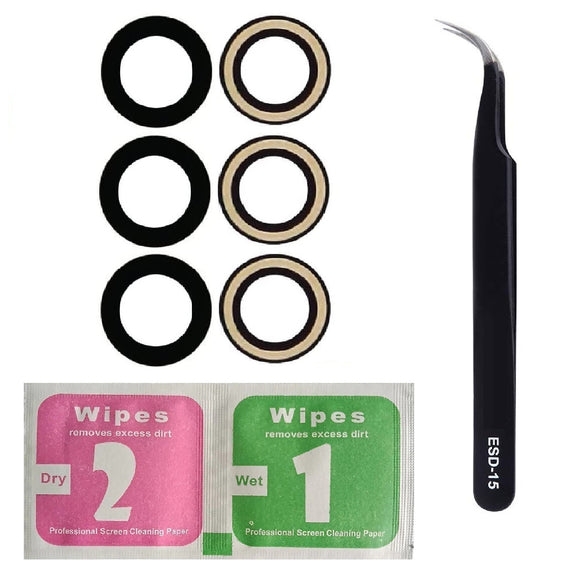 For Motorola Moto G60 Back Camera Glass Lens Replacement Repair Kit With Tweezers