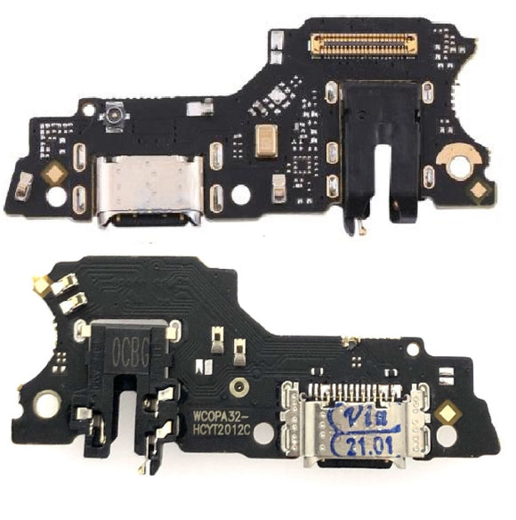 For Oppo A32 & A33 (2020) Charging Port Replacement Dock Connector Board Microphone Headphone Jack 