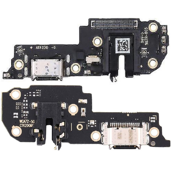 For Oppo A72 5G Charging Port Replacement Dock Connector Board Microphone Headphone Jack PDYM20 PDYT20