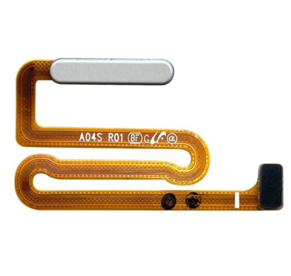 For Samsung Galaxy A04S A047 Power Flex Cable Home Button Finger Print Sensor Replacement - White