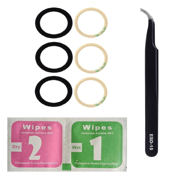For Samsung Galaxy A14 4G SM-A145 Back Camera Glass Lens Replacement Repair Kit With Tweezers