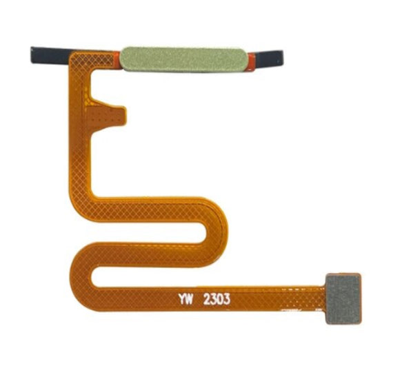For Samsung Galaxy A14 A145P Power Flex Cable Home Button Finger Print Sensor Replacement - Green