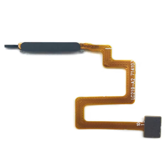 For Samsung Galaxy A22 5G SM-A226 Power Flex Cable Home Button Finger Print Sensor Replacement - Black