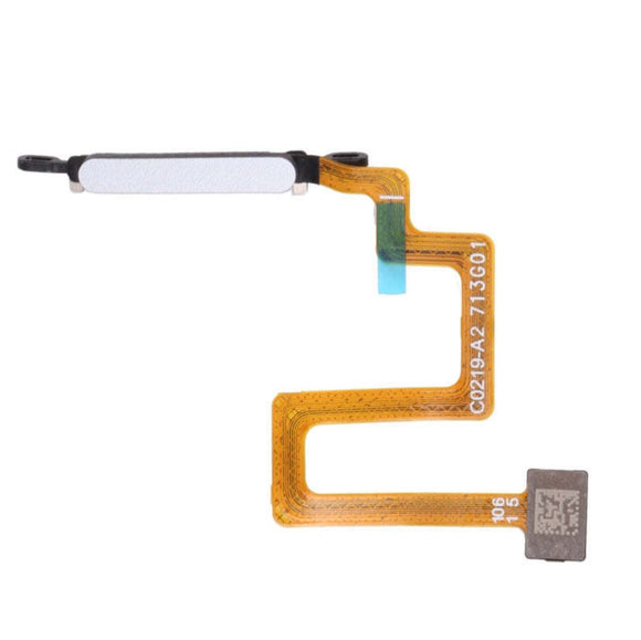 For Samsung Galaxy A22 5G SM-A226 Power Flex Cable Home Button Finger Print Sensor Replacement - White