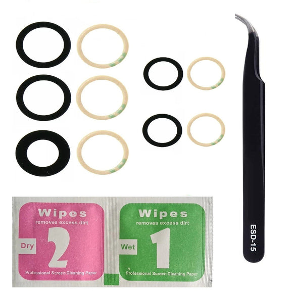 For Samsung Galaxy A33 5G SM-A336 Back Camera Glass Lens Replacement Repair Kit With Tweezers 