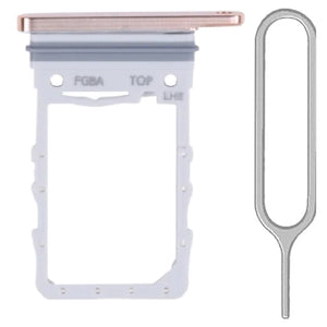 For Samsung Z Flip 4 5G Sim Card Tray Dual Sim Replacement With Sim Ejector Tool - Gold