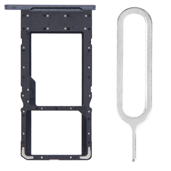 For Samsung Galaxy Tab A7 Lite (2021) T220 T225 Sim Card Tray Dual Sim Replacement With Sim Ejector Tool - Grey