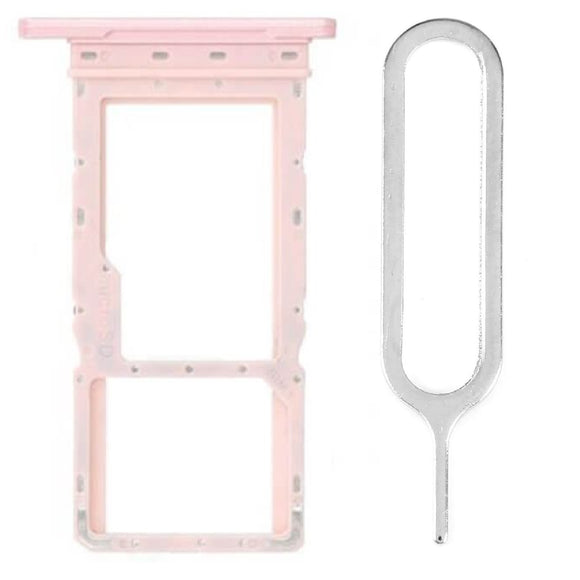 For Samsung Galaxy Tab A8 (2021) X200 Sim Card Tray Dual Sim Replacement With Sim Ejector Tool - Pink
