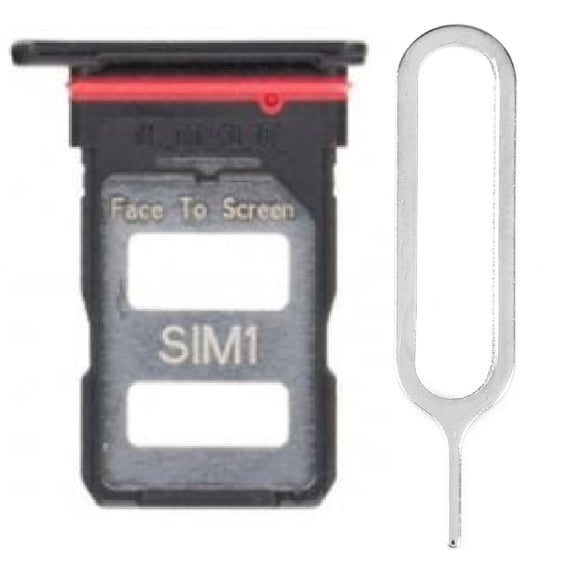For Xiaomi Poco F3 Sim Card Tray Dual Sim Replacement With Sim Ejector Tool - Night Black