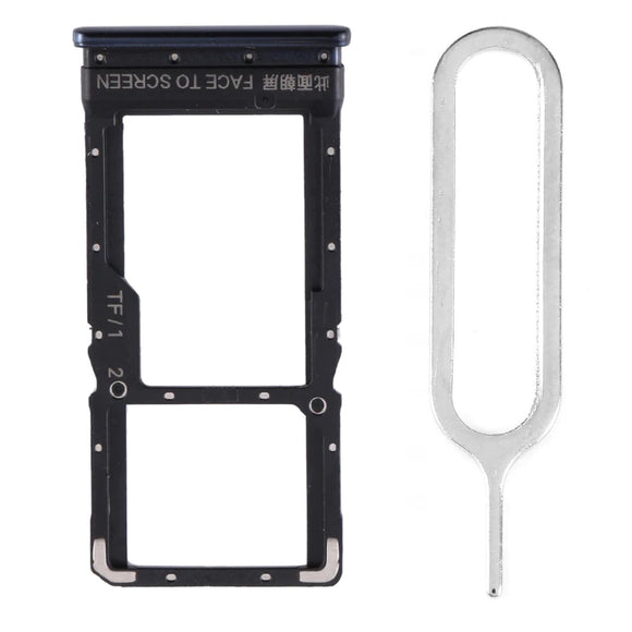 For Xiaomi Poco X3 Pro Sim Card Tray Dual Sim Replacement With Sim Ejector Tool - Phantom Black