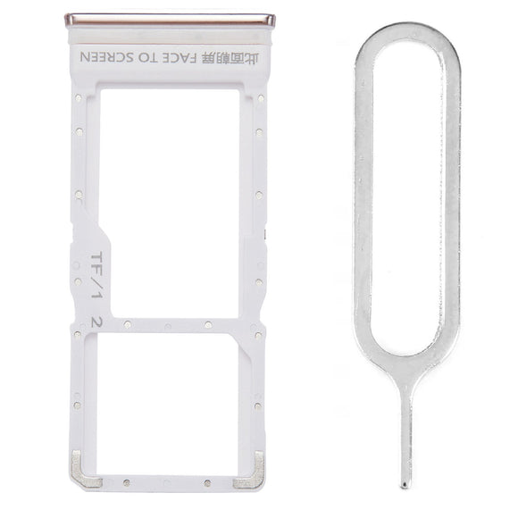 For Xiaomi Poco X3 Pro Sim Card Tray Dual Sim Replacement With Sim Ejector Tool - Metal Bronze