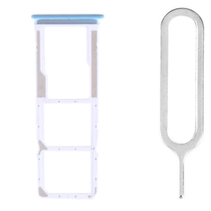 For Xiaomi Redmi Note 9 / 9S / 9 Pro Sim Card Tray Dual Sim Replacement With Sim Ejector Tool - Glacier White