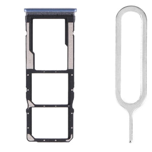 For Xiaomi Redmi Note 9 / 9S / 9 Pro Sim Card Tray Dual Sim Replacement With Sim Ejector Tool -  Interstellar Gray
