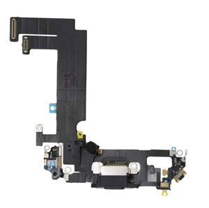For iPhone 12 Mini (5.4") Charging Port  Dock Connector Microphone Replacement - Black (Copy)