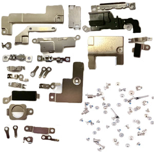 For iPhone 14 Plus (6.7") Bracket & Screw Set Replacement Kit With Heat Shields Holding Brackets Screws Coils & More