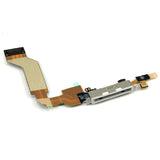 White Dock Connector Charging Port Flex Cable Replacement for iPhone 4S - FormyFone.com
 - 1