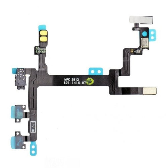 Power Flex Cable Volume Buttons & Mute Switch For iPhone 5 - FormyFone.com
