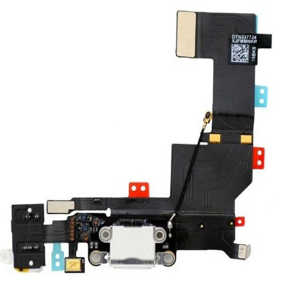 Replacement White Dock Connector - Headphone Jack - Cellular Antenna Assembly For iPhone 5S - FormyFone.com
