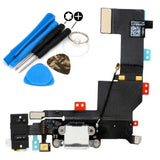 White Charging Port Dock Connector Audio Jack Replacement For iPhone SE