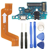 For Samsung Galaxy A71 A715F Charging Port Dock Connector Audio Jack Mic With Flex Cable And Tool Kit