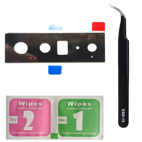 For Google Pixel 6 Pro Back Camera Glass Lens Replacement Repair Kit With Tweezers