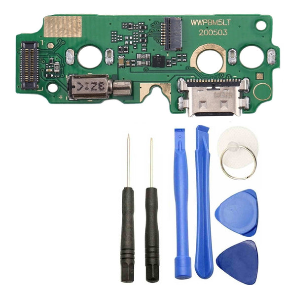 For Huawei MediaPad M5 Lite Charging Port Replacement Dock Connector Board Microphone With Tool Kit