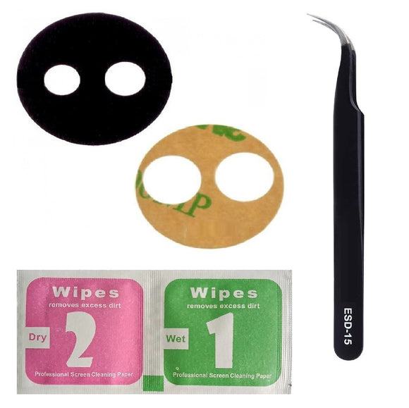 For Motorola Moto G7 Power Back Camera Glass Lens Replacement Repair Kit With Tweezers