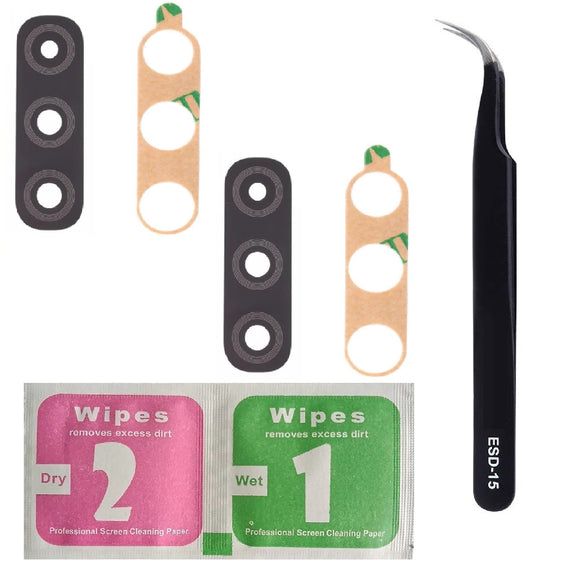 For Motorola Moto G Pure Back Camera Glass Lens Replacement Repair Kit With Tweezers
