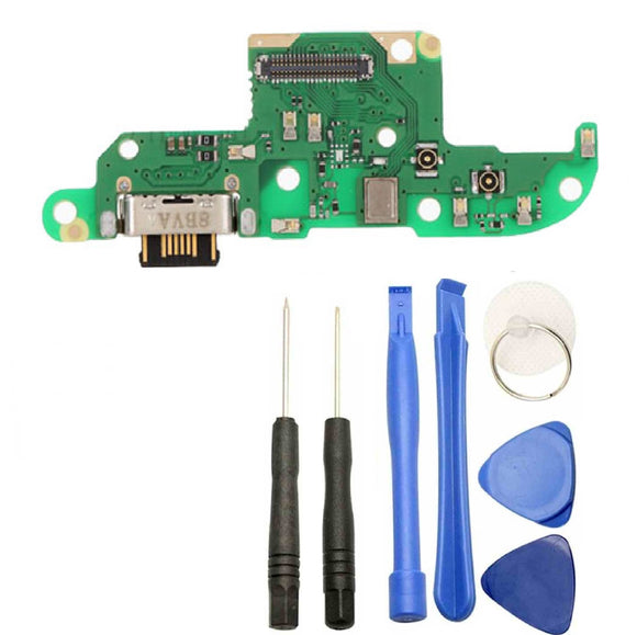 For Motorola G8 Power XT-2041 Charging Port Replacement Dock Connector Board Microphone With Tool Kit