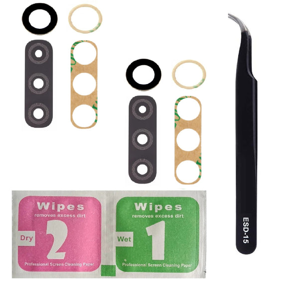 For Motorola Moto G8 Power Lite Back Camera Glass Lens Replacement Repair Kit With Tweezers