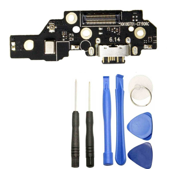 For Nokia 5.1 Plus / X5 Charging Port Replacement Dock Connector Board Microphone With Tool Kit