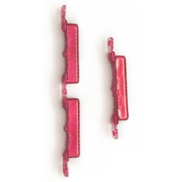 For Samsung Galaxy A10s A107 Power Button and Volume Button Replacement Set - Red