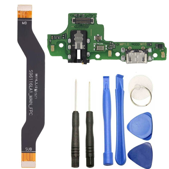 For Samsung Galaxy A10s A107 Charging Port Dock Connector Audio Jack Mic With Flex Cable And Tool Kit