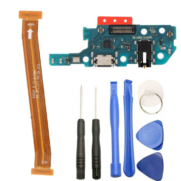 For Samsung Galaxy A10e A102 Charging Port Dock Connector Audio Jack Mic With Flex Cable And Tool Kit