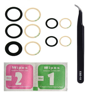 For Samsung Galaxy A72 A725 Back Camera Glass Lens Replacement Repair Kit With Tweezers