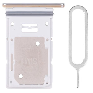 For Samsung Galaxy A53 5G A536 Sim Card Tray Dual Sim Replacement With Sim Ejector Tool - Silver