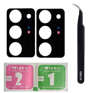 For Samsung Galaxy Note 20 Ultra N985F Camera Lens Replacement Back Camera Glass With ESD-15 Tweezers