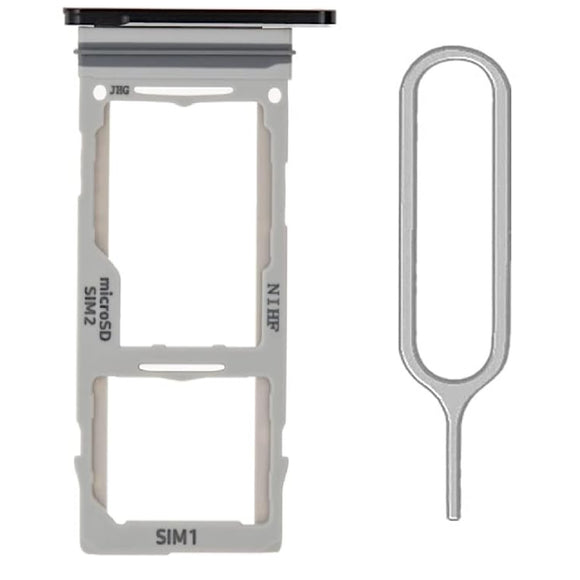 For Samsung Galaxy Note 20 Ultra 4G/5G Sim Card Tray Dual Sim Replacement With Sim Ejector Tool - Black