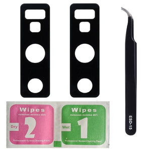 For Samsung Galaxy Note 9 N960F Camera Lens Replacement Back Camera Glass With ESD-15 Tweezers
