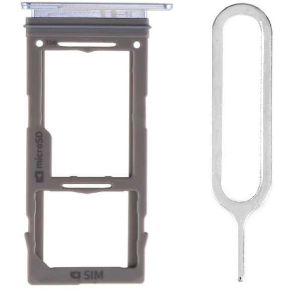 For Samsung Galaxy S10 / S10 Plus / S10e Sim Card Tray Dual Sim Replacement With Sim Ejector Tool - Blue